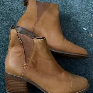 Toms Tan Ankle Boots